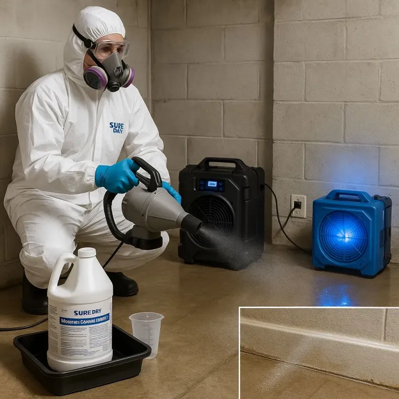 Sanitization and Odor Removal process in Cocoa West, FL